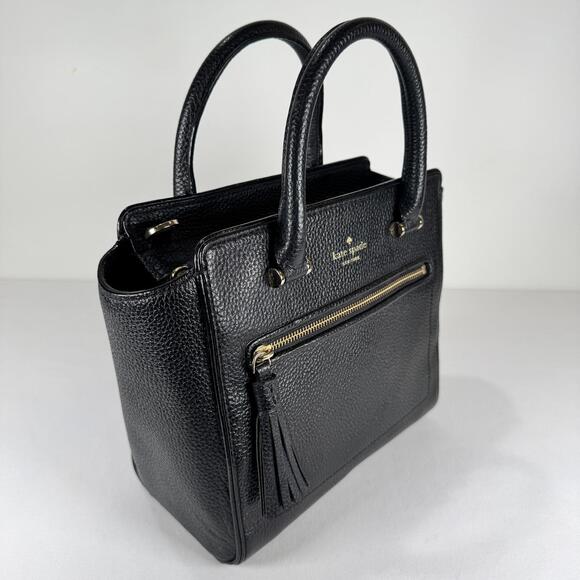 Kate Spade Chester Street Allyn Black Leather Satchel - Picture 4 of 8